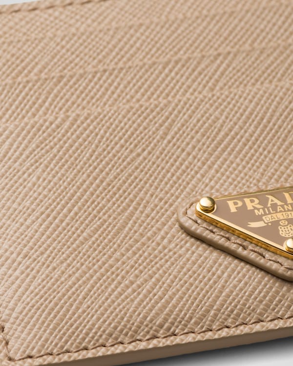 Kartenetui aus Saffiano Leder Kartenetui aus Saffiano Leder