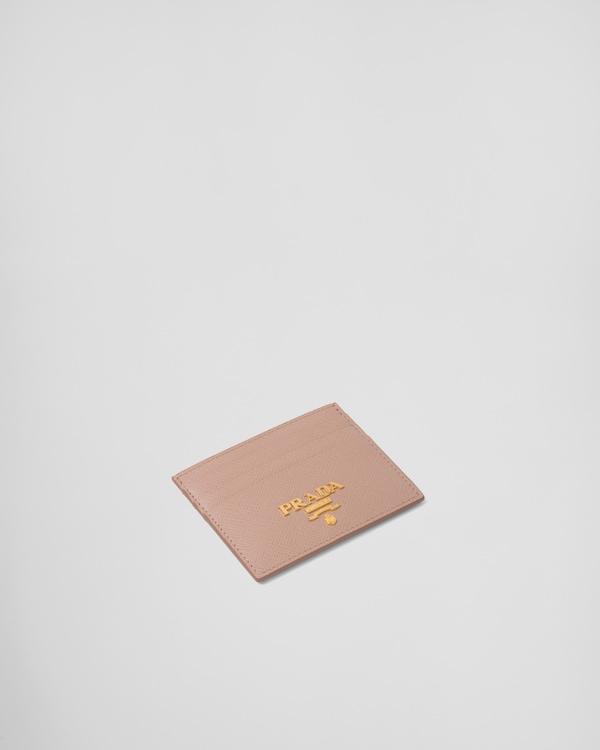 Porte-cartes en cuir saffiano Porte-cartes en cuir saffiano