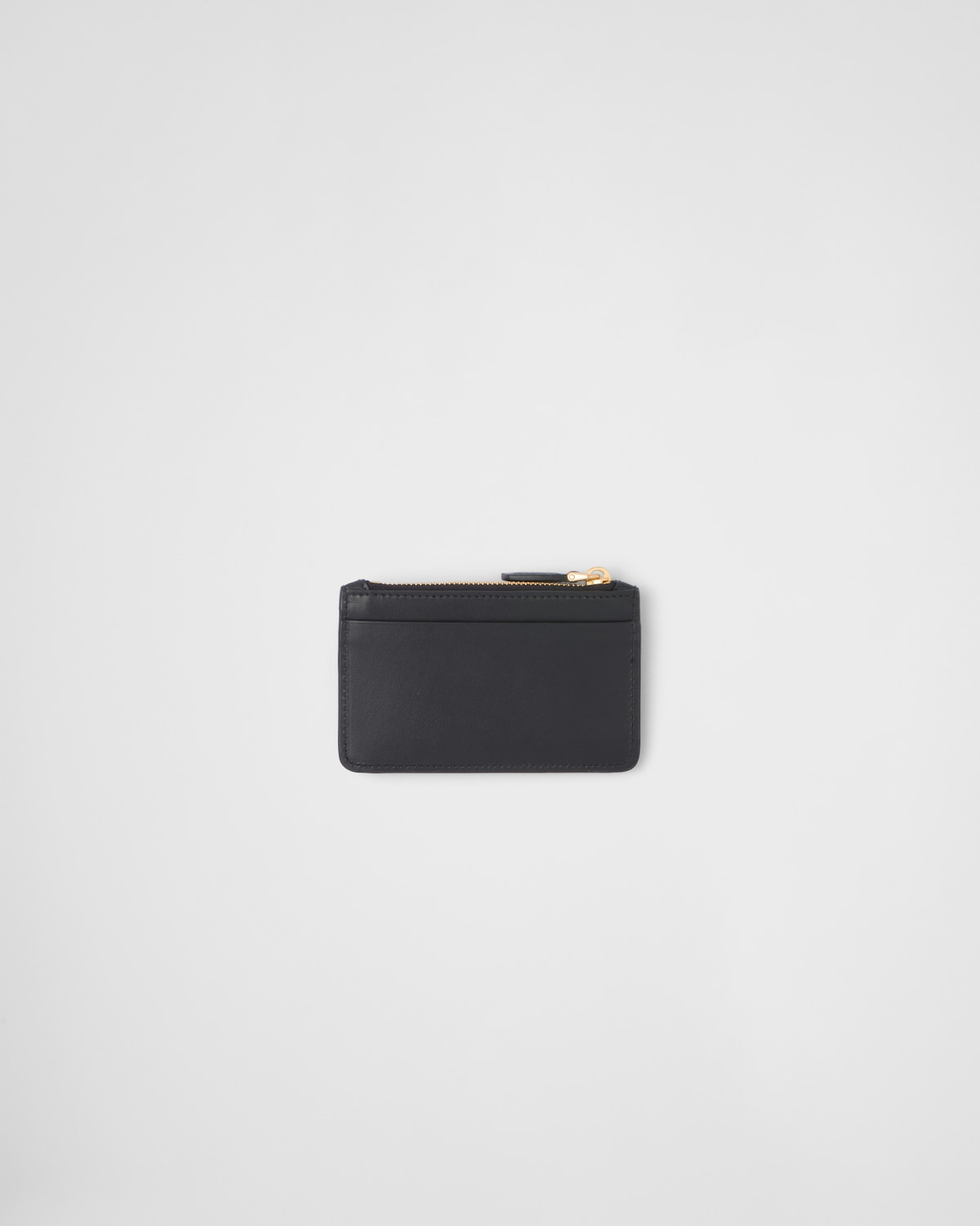 Black Leather Card Holder PRADA