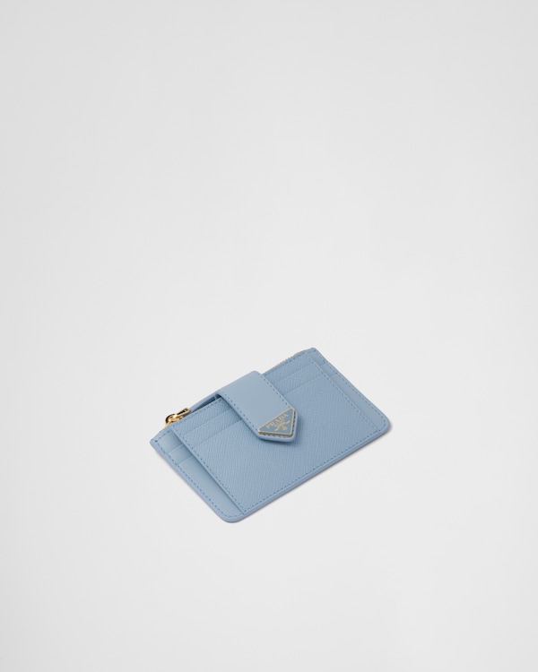 Saffiano and smooth leather card holder Saffiano and smooth leather card holder