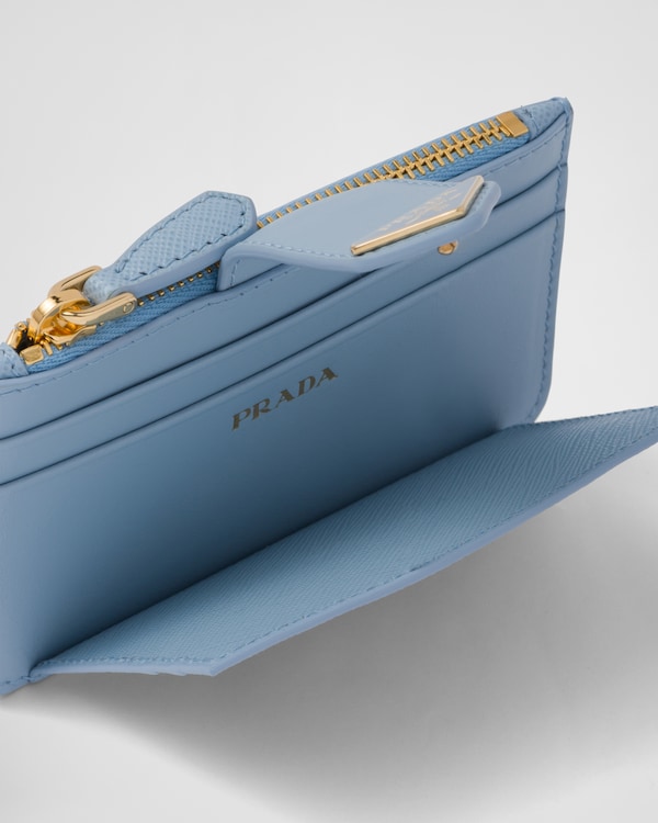 Saffiano and smooth leather card holder Saffiano and smooth leather card holder