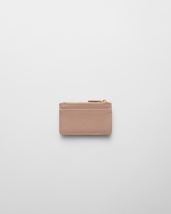 Saffiano and smooth leather card holder Saffiano and smooth leather card holder