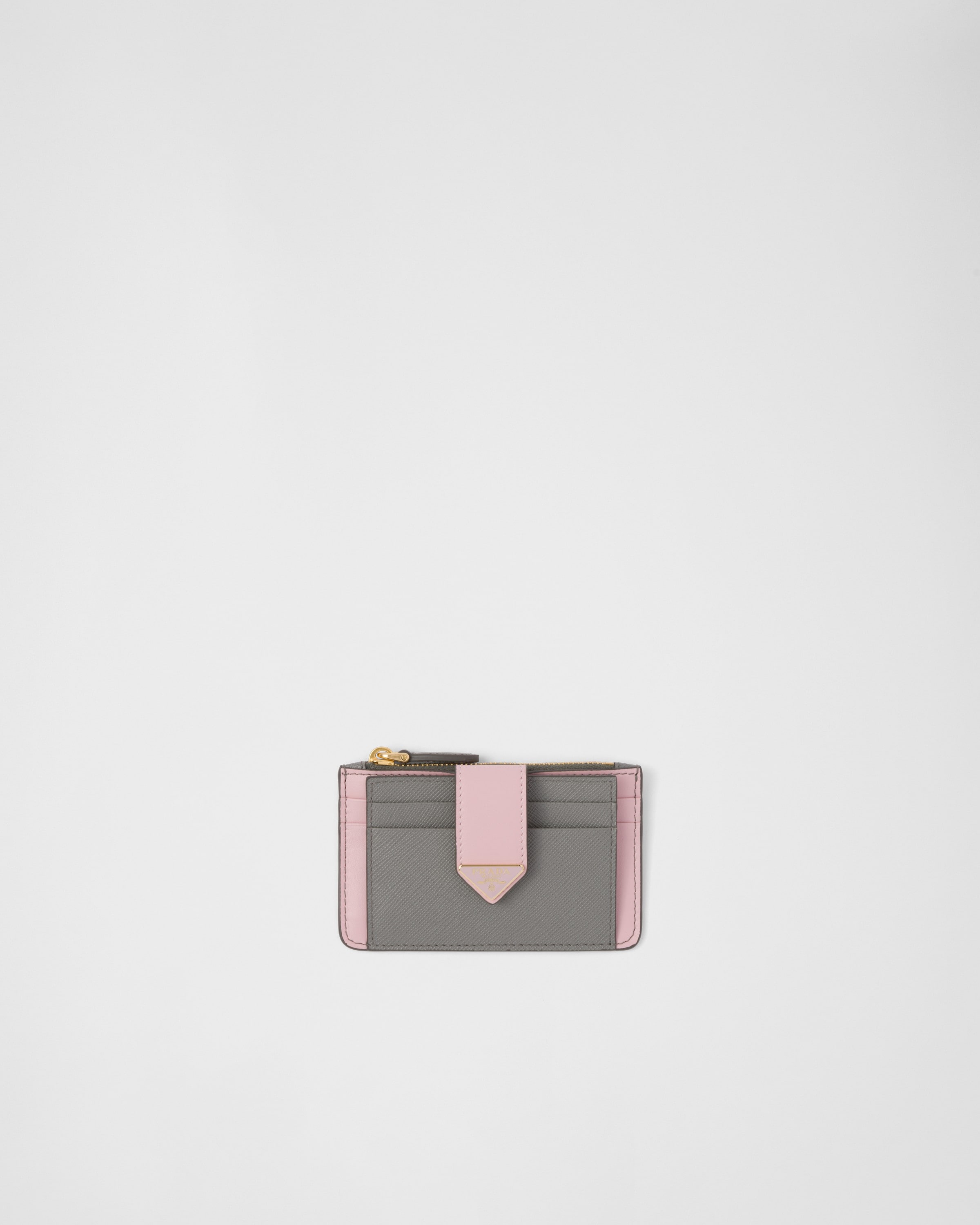 Prada Pink Saffiano Card Holder 