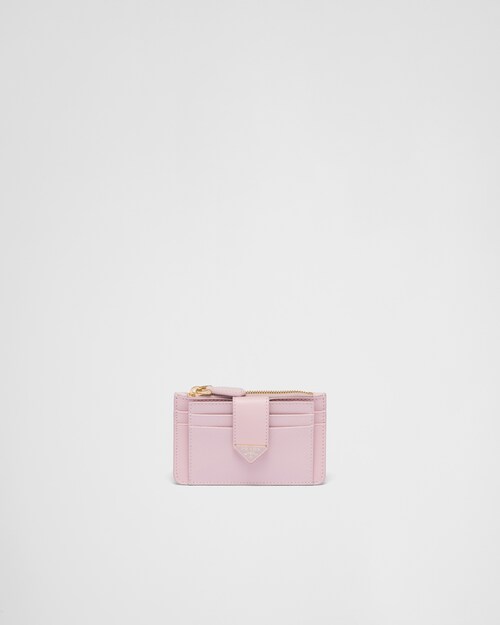 Prada Saffiano and leather card holder 1
