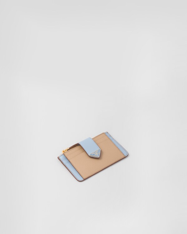 사피아노 및 가죽 카드 지갑 사피아노 및 가죽 카드 지갑