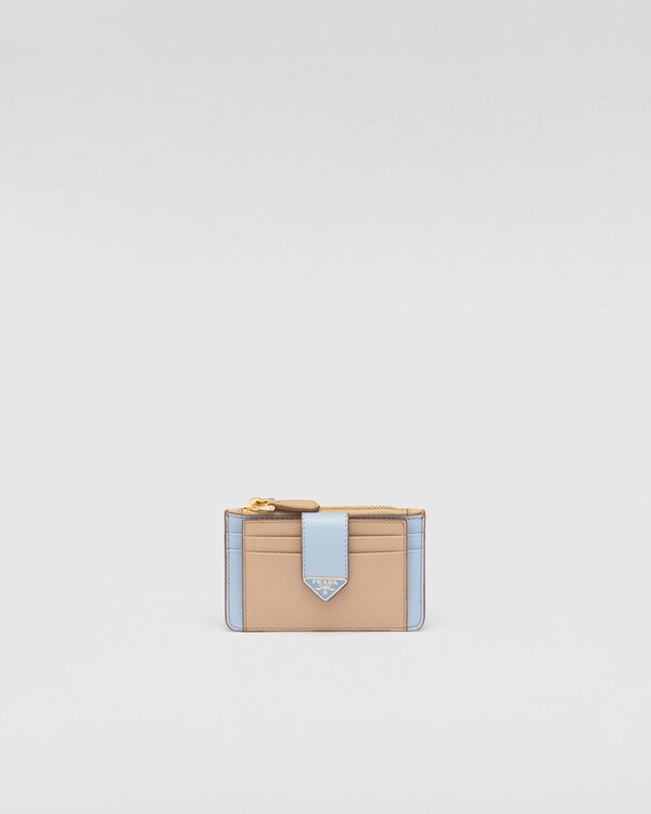 사피아노 및 가죽 카드 지갑 사피아노 및 가죽 카드 지갑