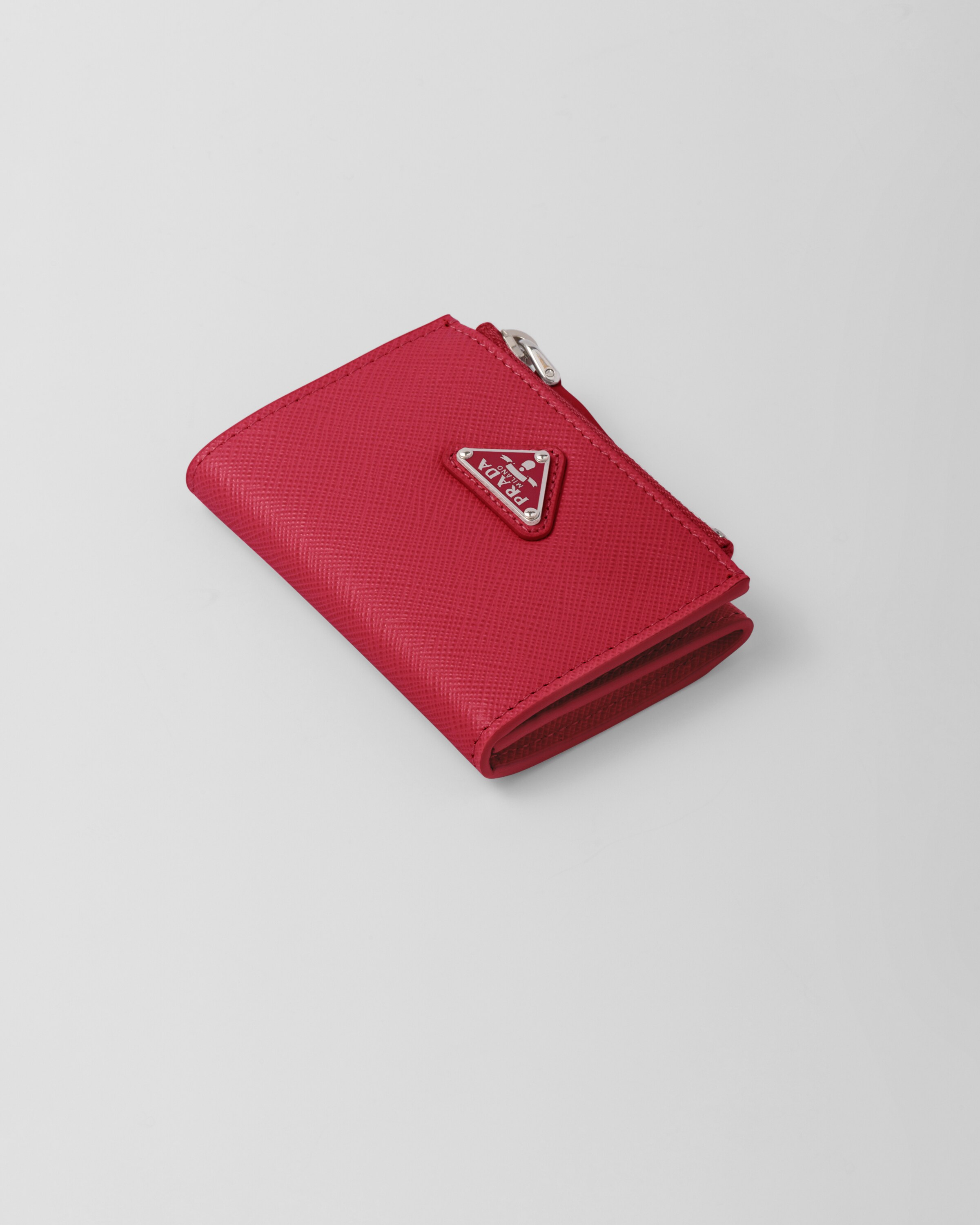 Prada - Red Saffiano Leather Card Holder