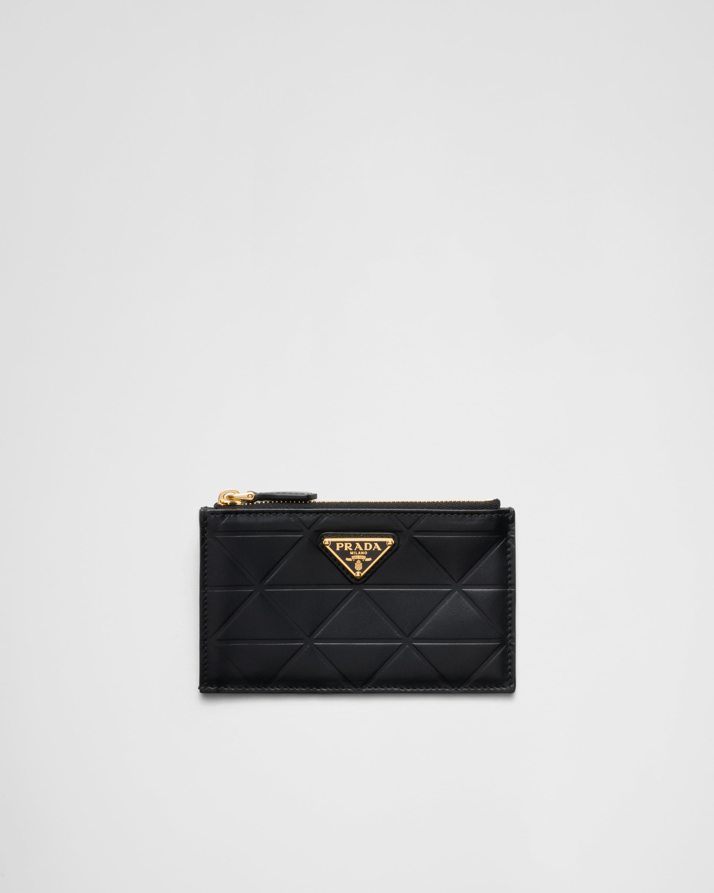 Prada zip card holder online