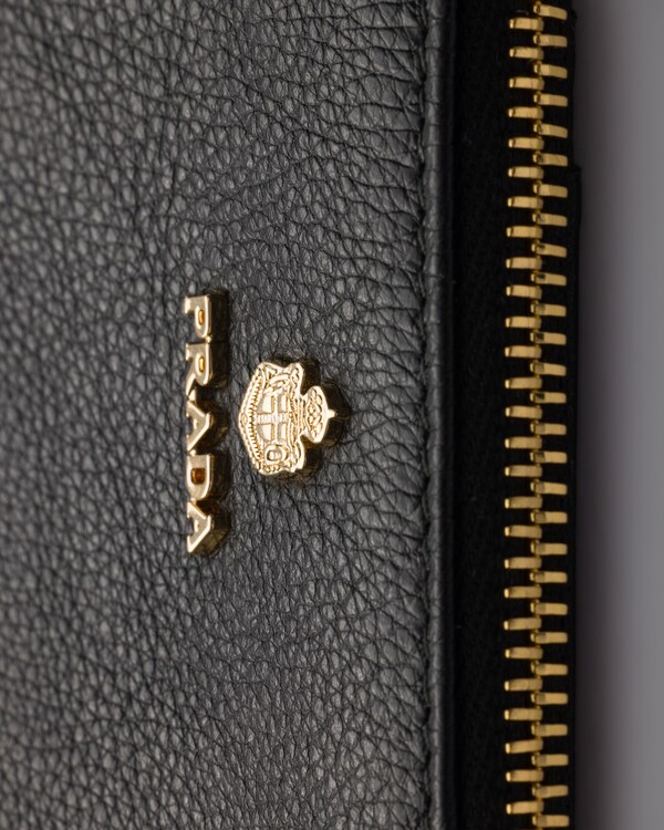 Leather card holder - Black Leather card holder - Black