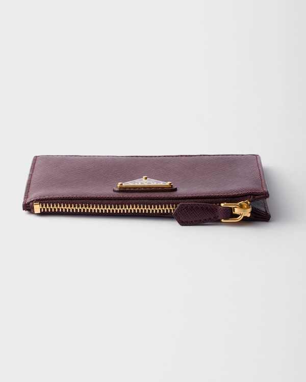 Tarjetero de piel Saffiano Tarjetero de piel Saffiano