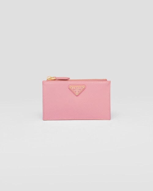 Prada Porte-cartes en cuir Saffiano 1