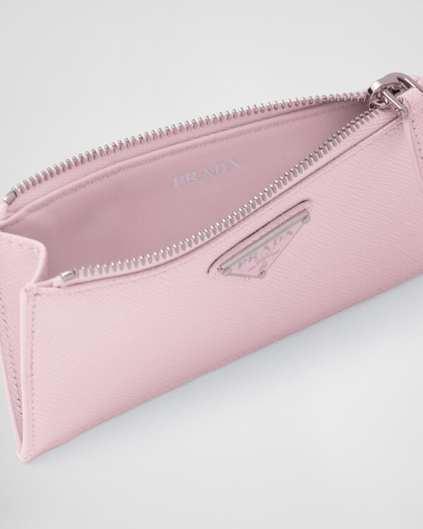 Kartenetui aus Saffiano-Leder Kartenetui aus Saffiano-Leder