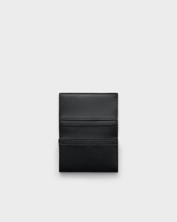 Portacarte in pelle - Nero Portacarte in pelle - Nero