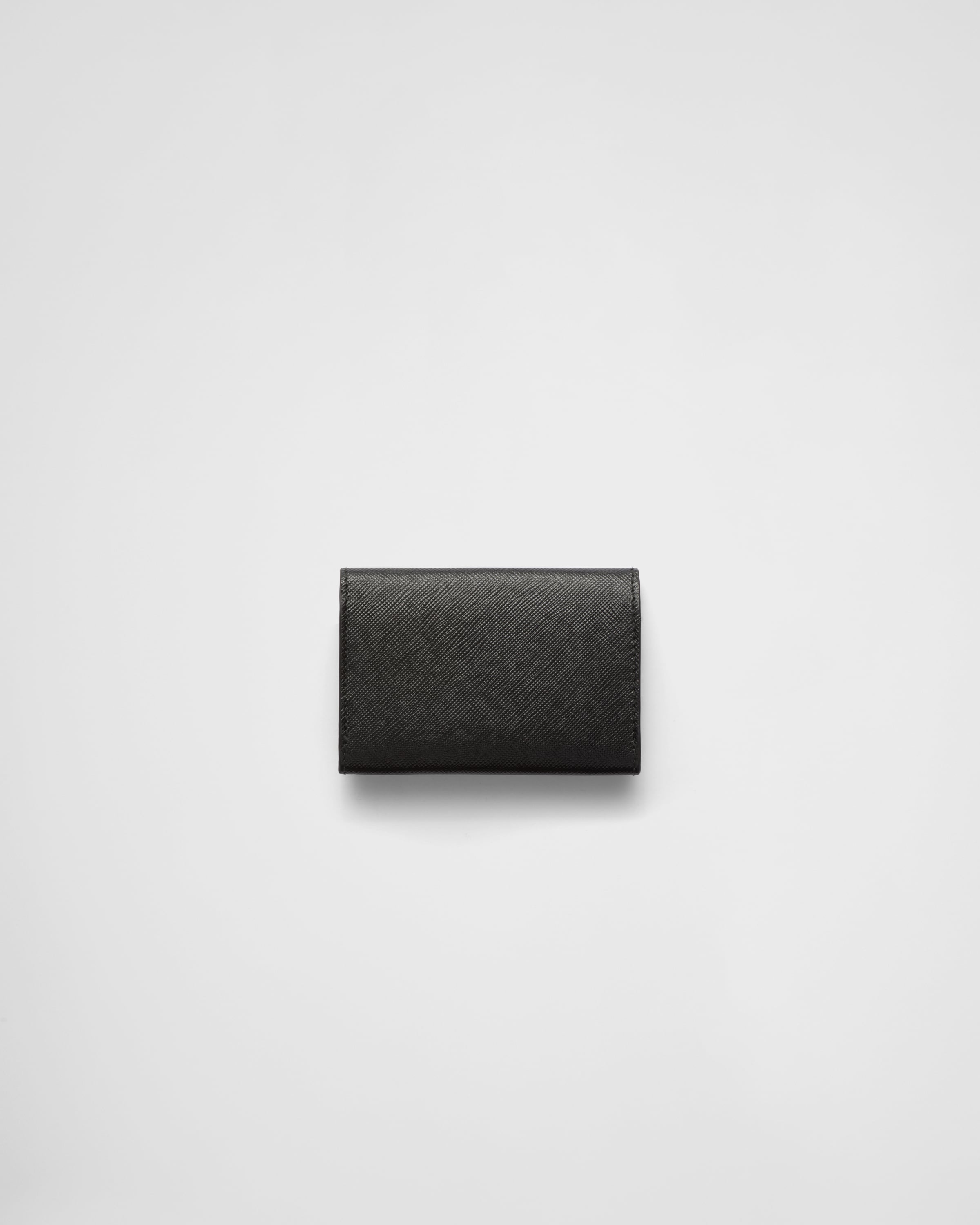ブラック サフィアーノトライアングル カードケース | PRADA
