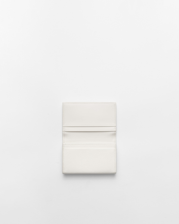 サフィアーノトライアングル カードケース - ホワイト サフィアーノトライアングル カードケース - ホワイト