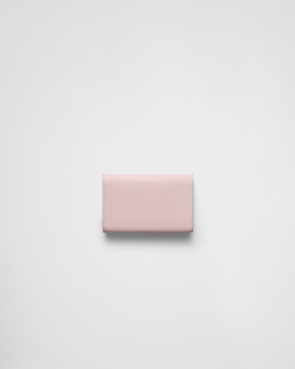 サフィアーノトライアングル カードケース - ピンク サフィアーノトライアングル カードケース - ピンク