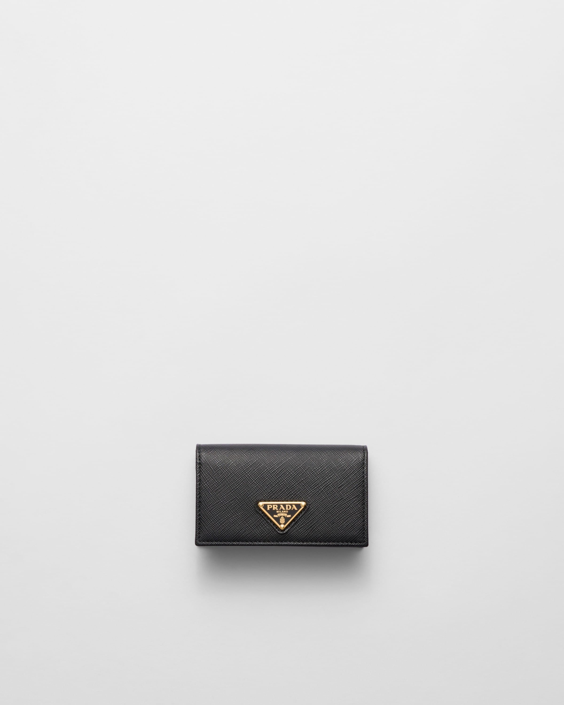 Prada saffiano leather card holder price sale