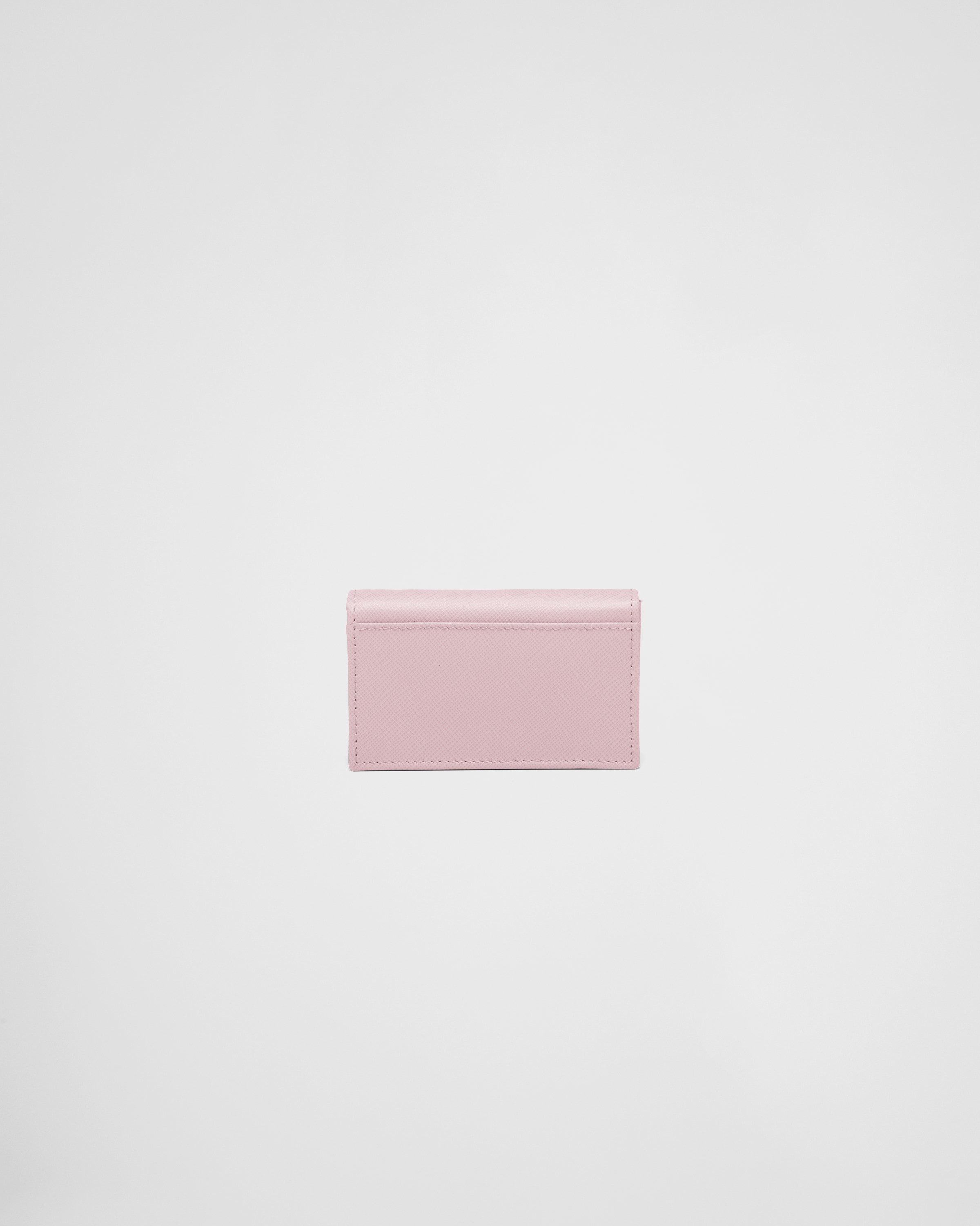 財布・小物その他 PRADA Powder Pink Leather Card Holder Powder Pink Saffiano Leather Card Holder | PRADA