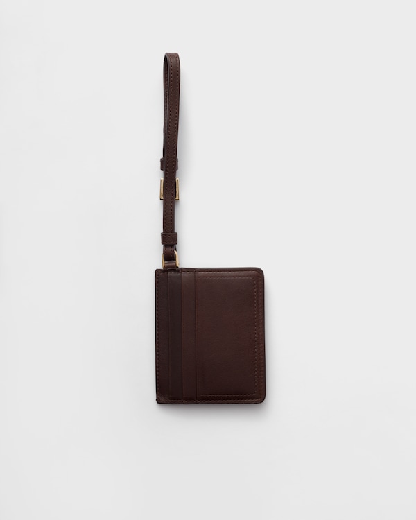 Nappa leather card holder - Sienna Nappa leather card holder - Sienna