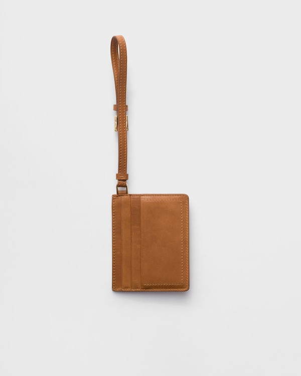 Nappa leather card holder - Caramel Nappa leather card holder - Caramel