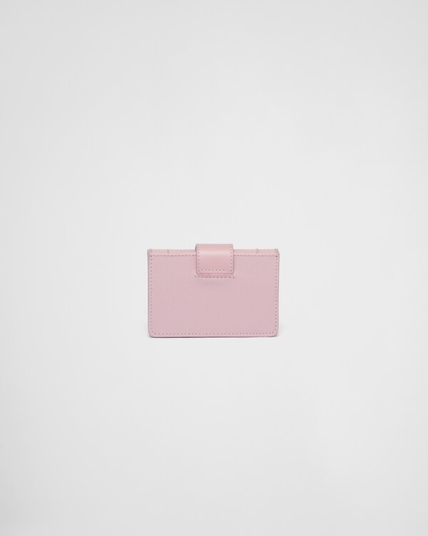 Saffiano and smooth leather card holder Saffiano and smooth leather card holder