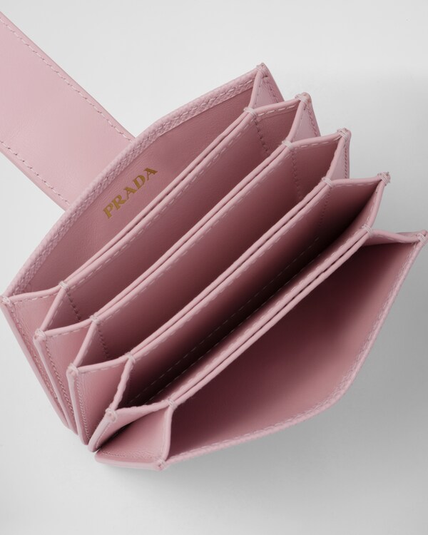 Saffiano and smooth leather card holder Saffiano and smooth leather card holder