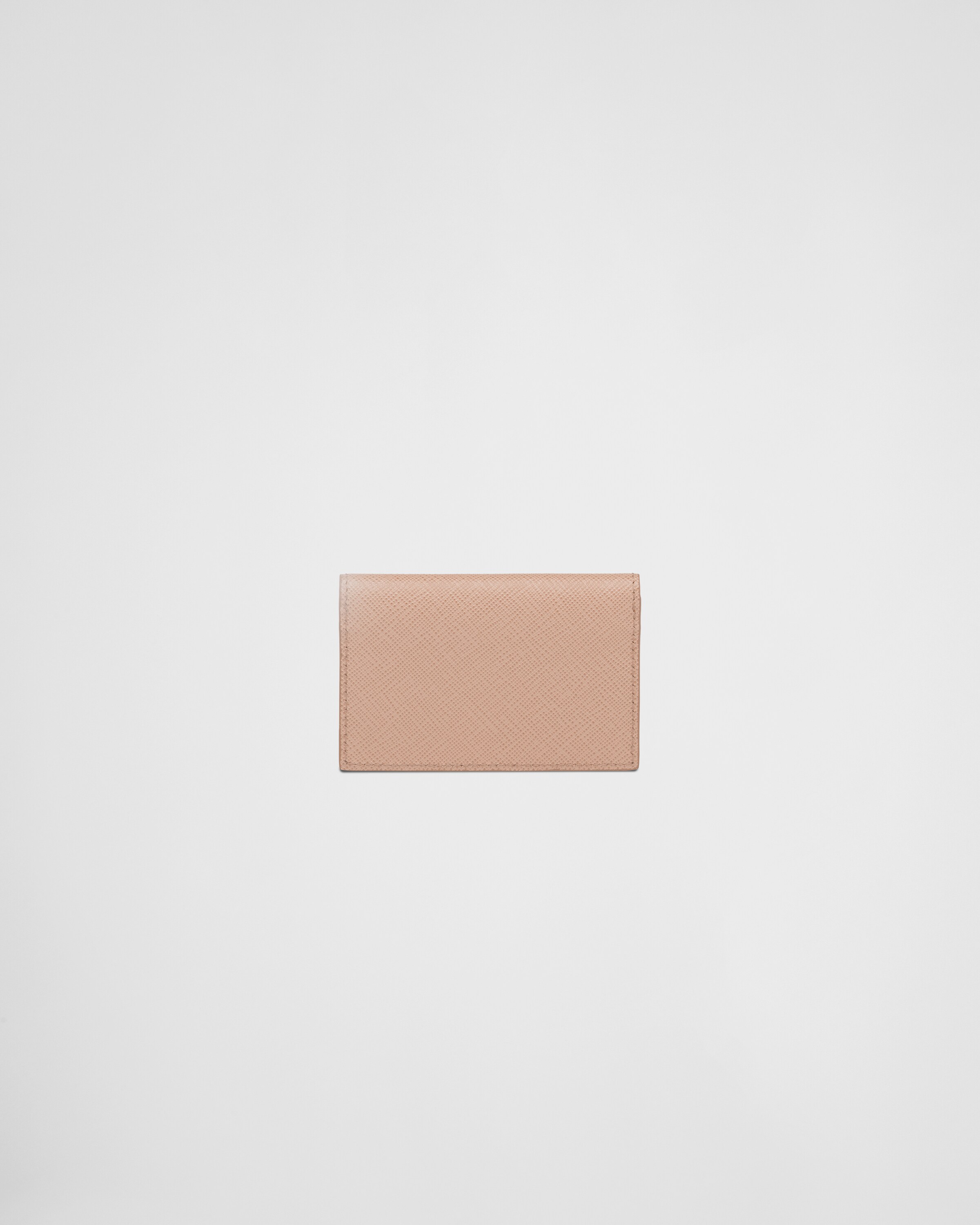 カードケース・名刺入れ PRADA Powder pink leather card holder (1MC025QHH F0236) Powder Pink Saffiano Leather Card Holder | PRADA