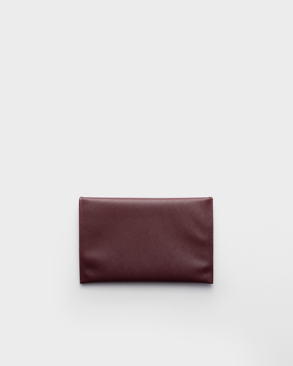 Saffiano leather envelope clutch Saffiano leather envelope clutch
