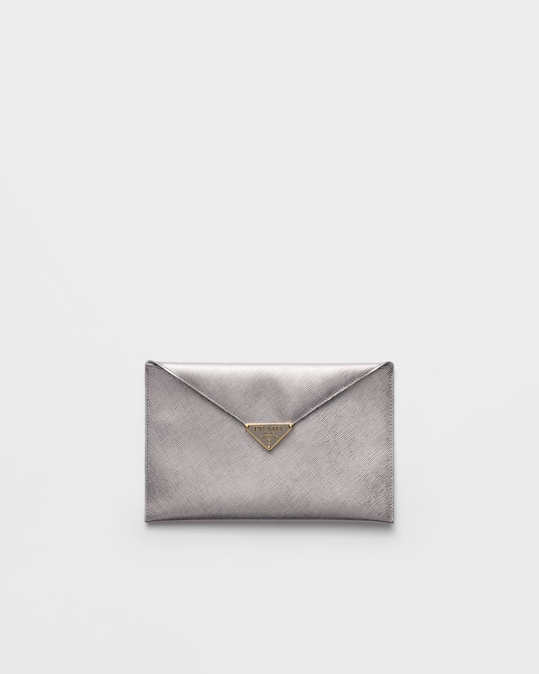 Saffiano leather envelope clutch Saffiano leather envelope clutch
