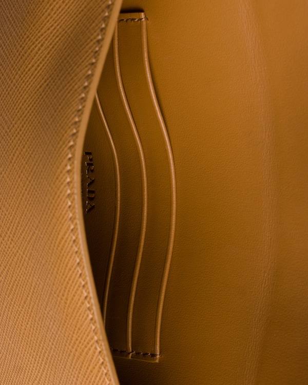 Saffiano leather envelope clutch - Caramel Saffiano leather envelope clutch - Caramel