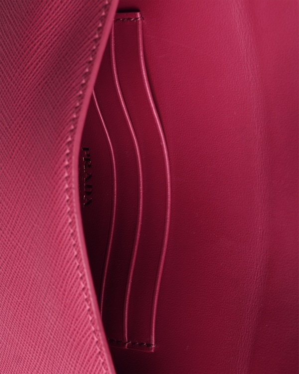 Saffiano leather envelope clutch - Peony Pink Saffiano leather envelope clutch - Peony Pink