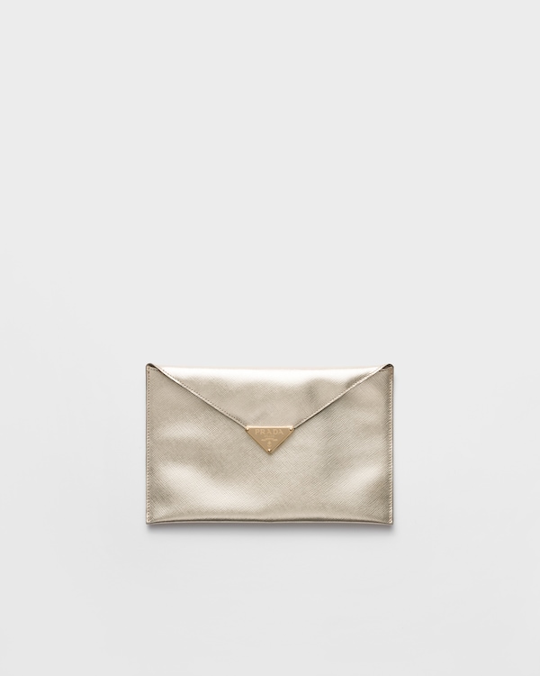 Envelope-Clutch aus Saffiano-Leder Envelope-Clutch aus Saffiano-Leder