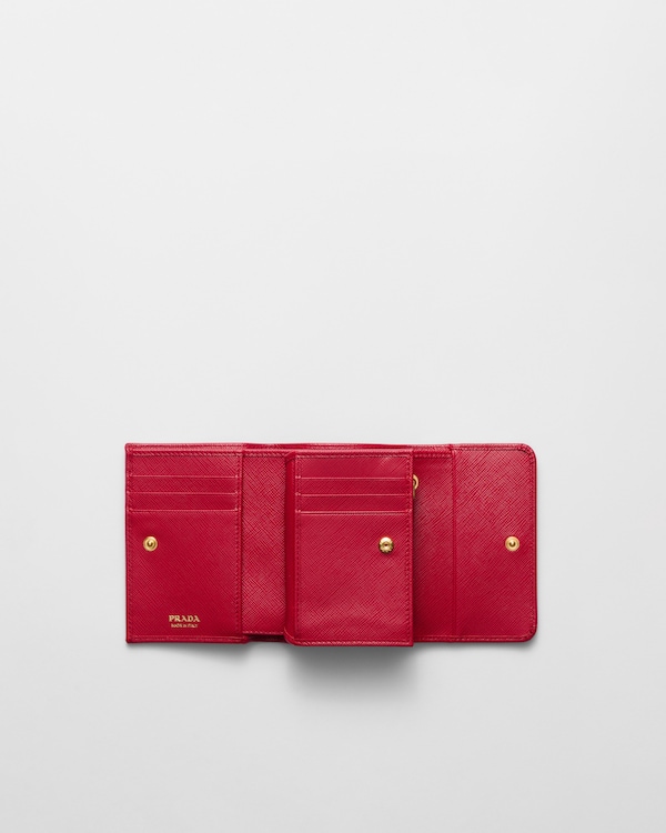 Portefeuille en cuir saffiano Portefeuille en cuir saffiano