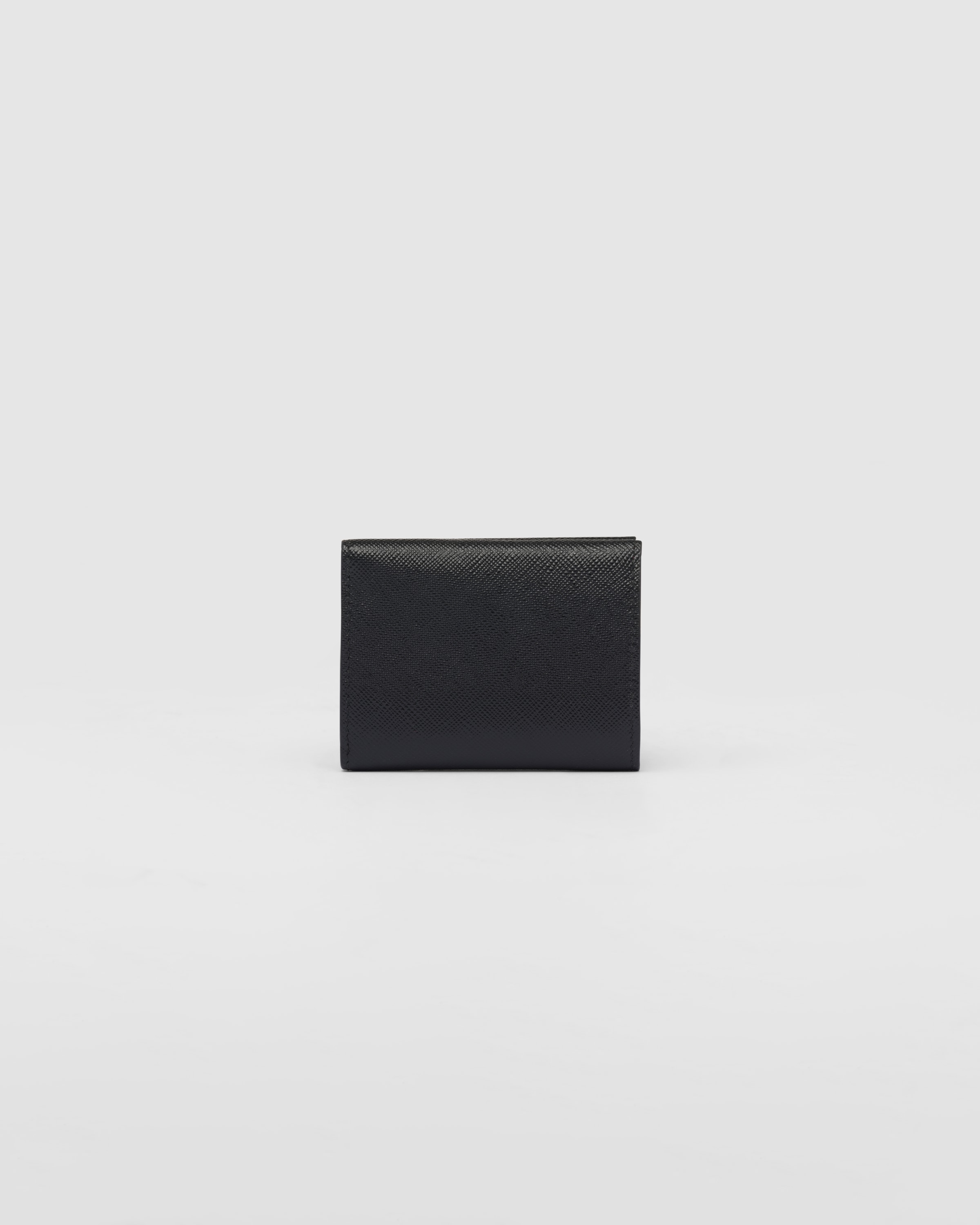 ブラック/ピンク サフィアーノマルチカラー財布 | PRADA