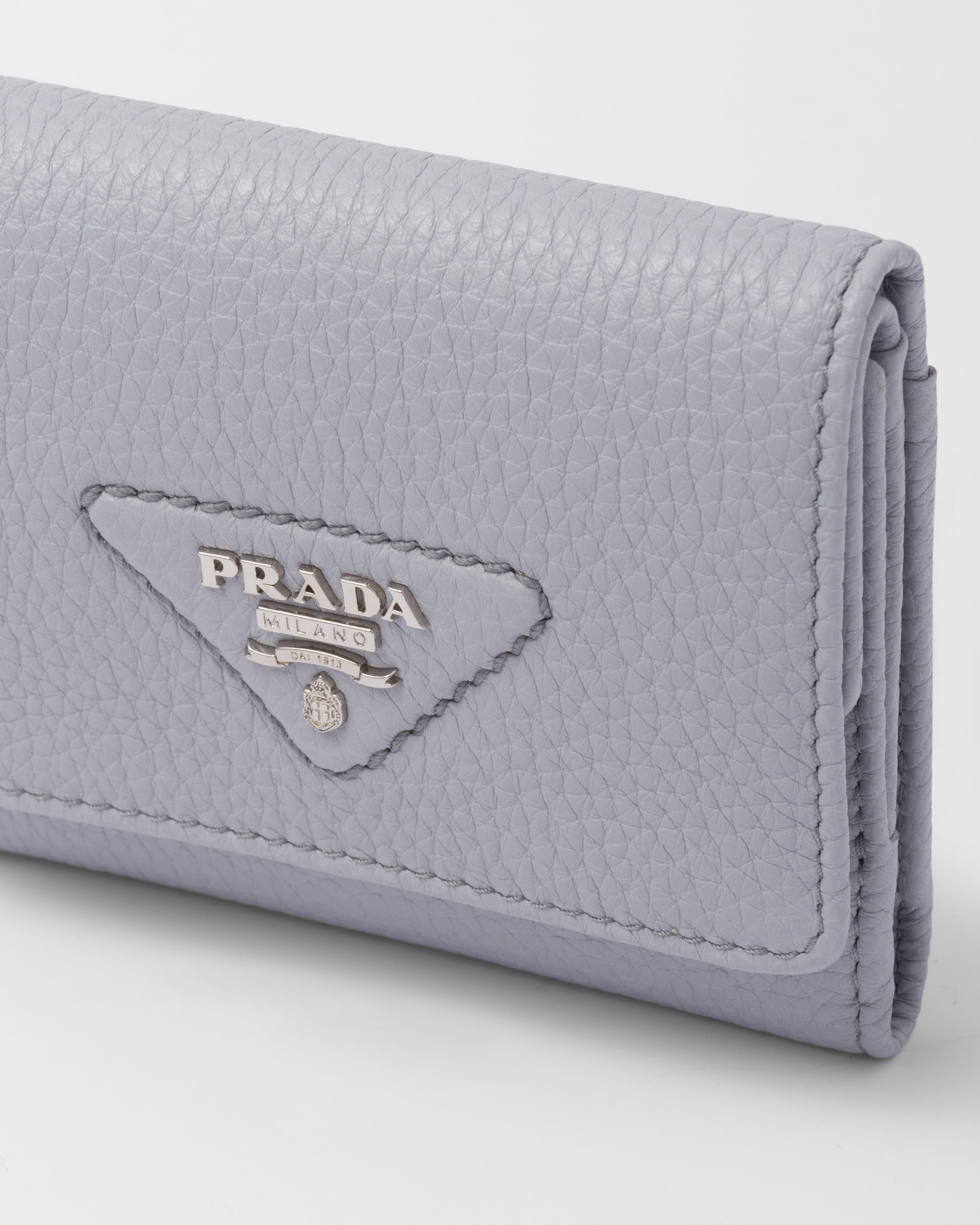 【日本未発売】PRADA ヴィテロダイノレザー カードホルダー ベージュ