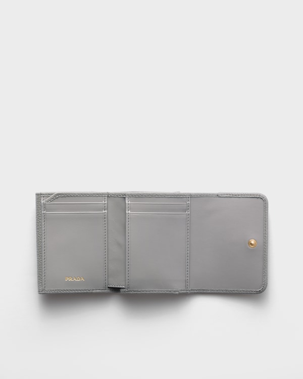 ヴィッテロダイノレザー ミニ財布 - ライトグレー ヴィッテロダイノレザー ミニ財布 - ライトグレー