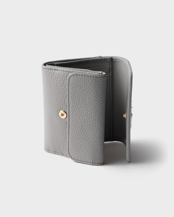 ヴィッテロダイノレザー ミニ財布 - ライトグレー ヴィッテロダイノレザー ミニ財布 - ライトグレー