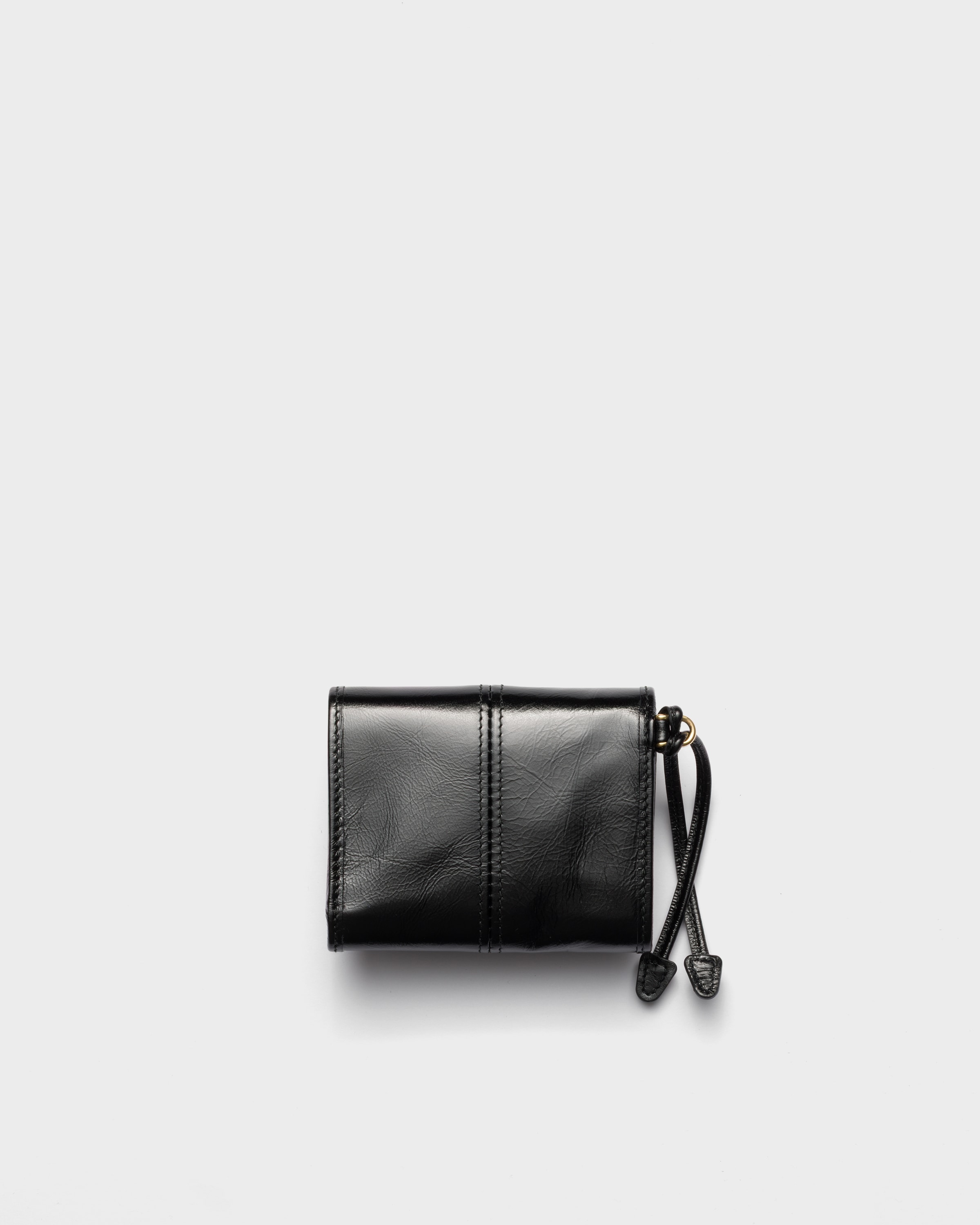 【人気/関税/送料込み】 Prada Small Leather Wallet Black 1MH0 Black Small leather wallet | PRADA