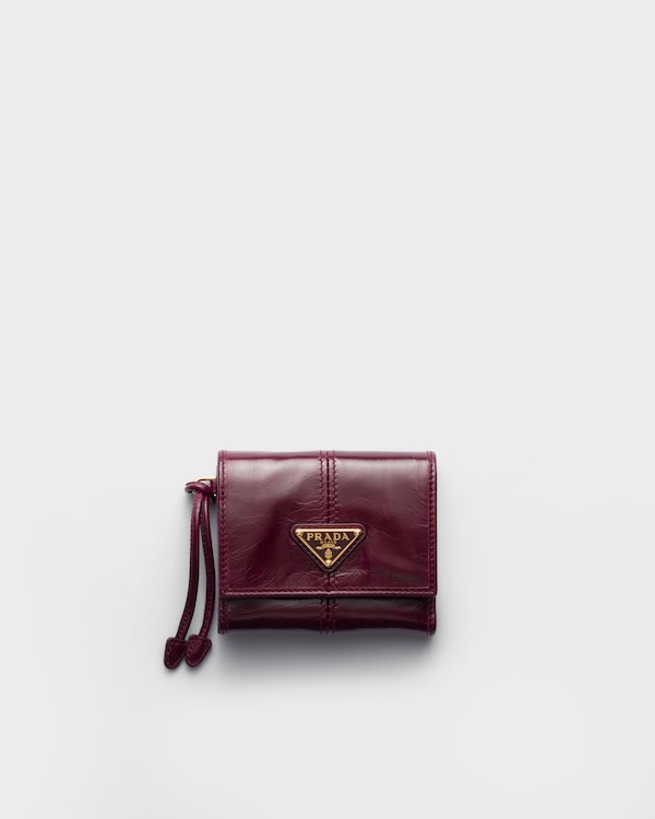 ボルドー ソフトルックスレザー 財布 | PRADA