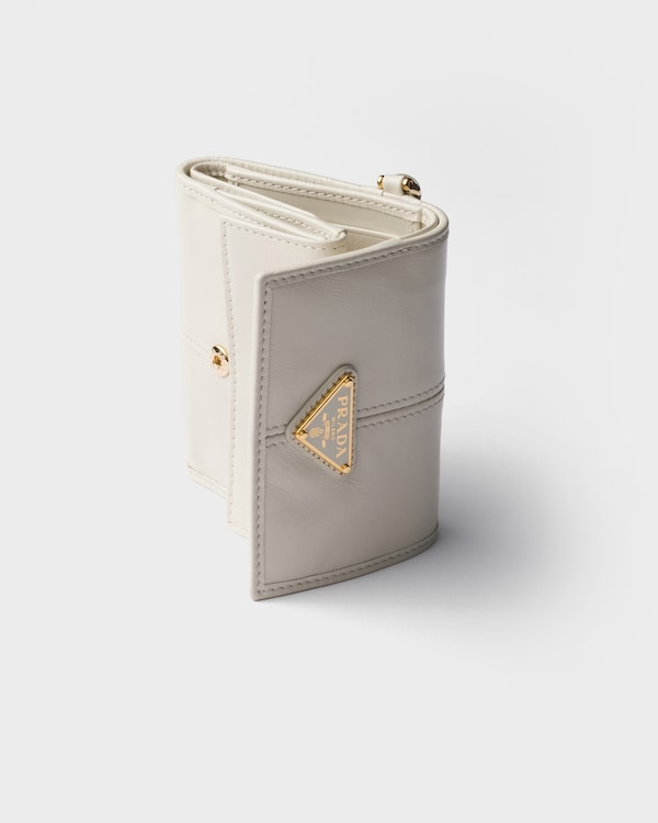 Small leather wallet - White Small leather wallet - White