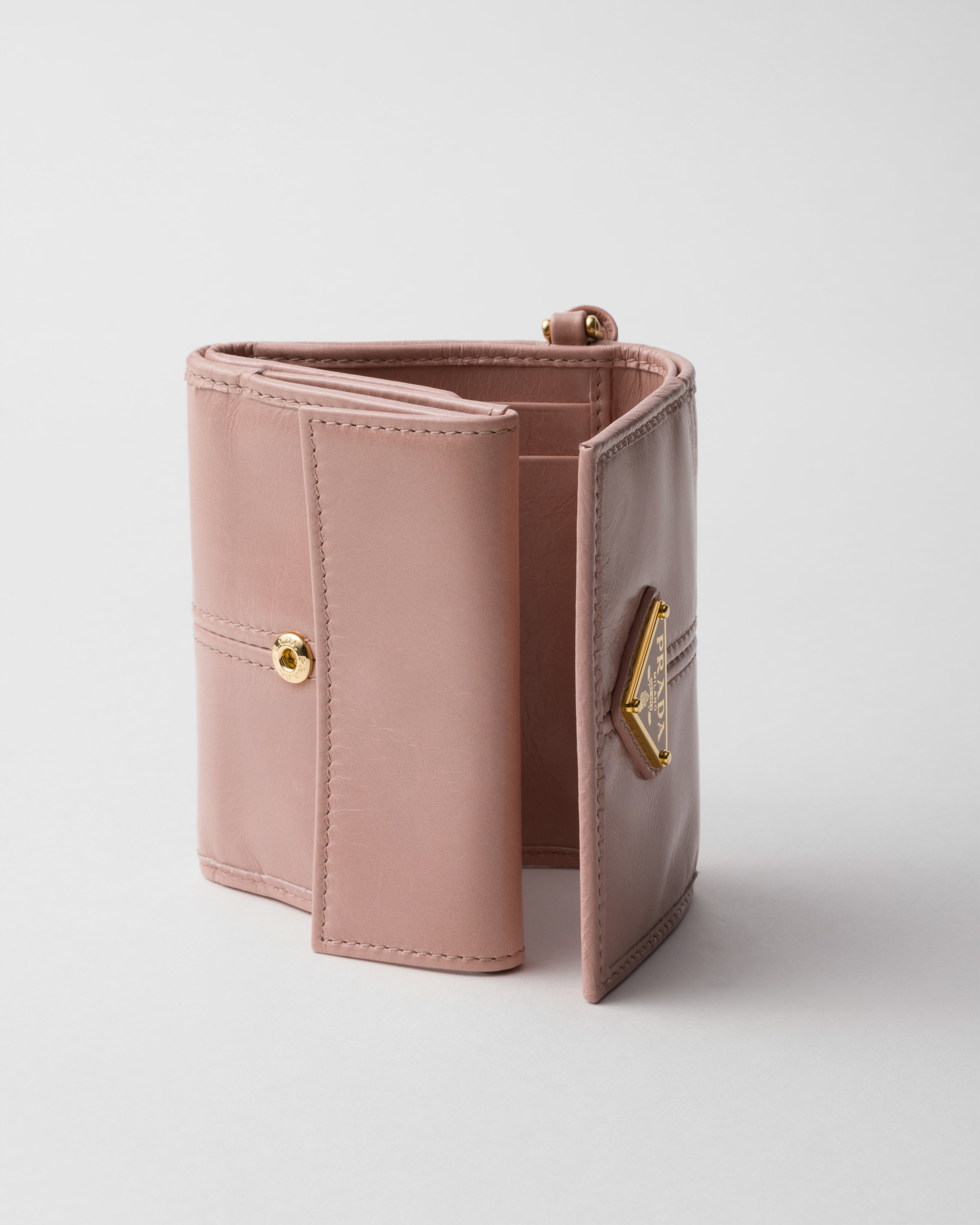 PRADA】ソフトルックスレザー 財布 (PRADA/折りたたみ財布