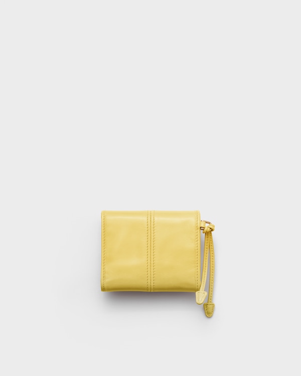 Small leather wallet - Citron Yellow Small leather wallet - Citron Yellow