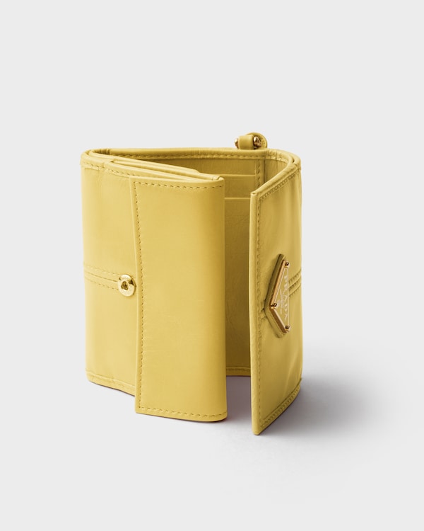 Small leather wallet - Citron Yellow Small leather wallet - Citron Yellow