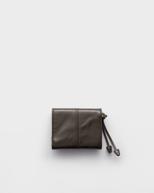Small leather wallet - Forest Small leather wallet - Forest