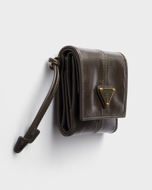 Small leather wallet - Forest Small leather wallet - Forest