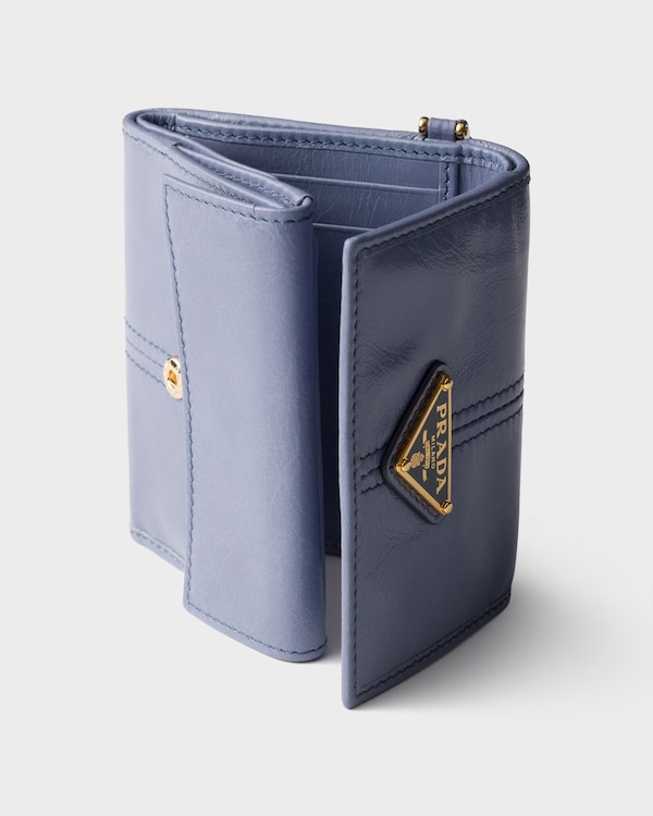 ソフトルックスレザー 財布 - アビエーションブルー ソフトルックスレザー 財布 - アビエーションブルー