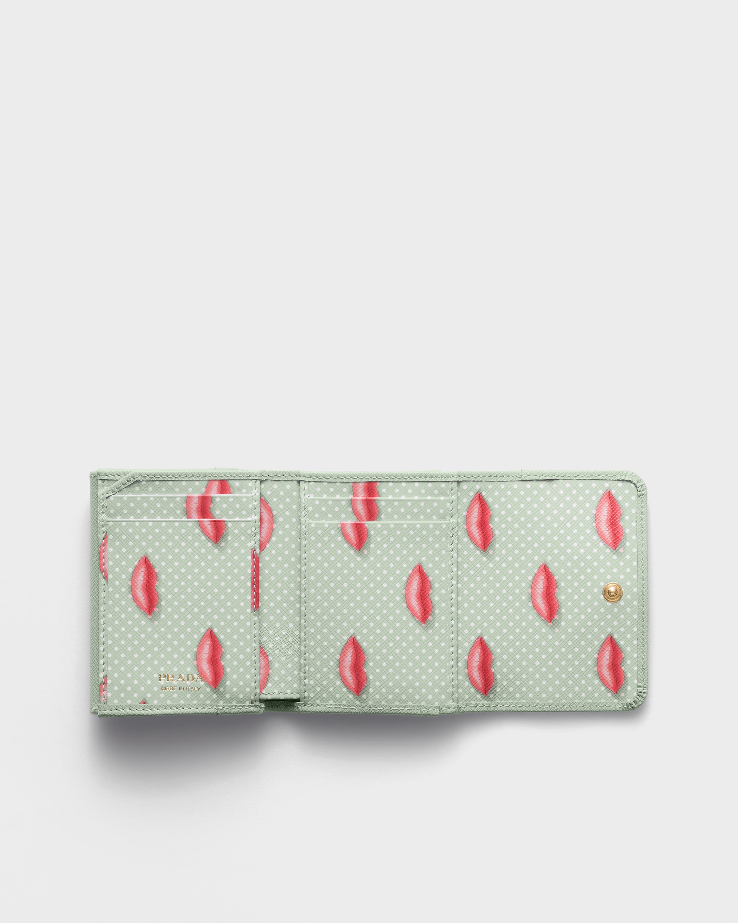 アクア サフィアーノレザー 財布 | PRADA - 日本