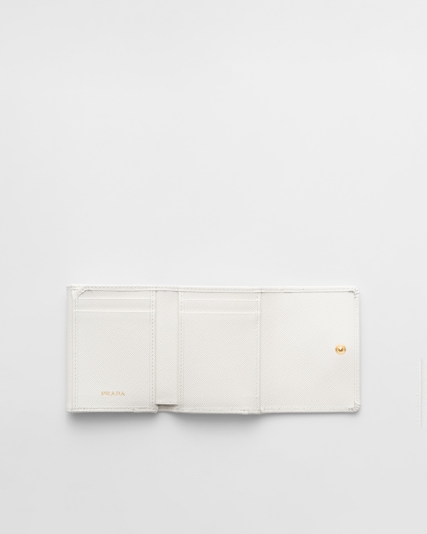 Petit portefeuille en cuir Saffiano Petit portefeuille en cuir Saffiano