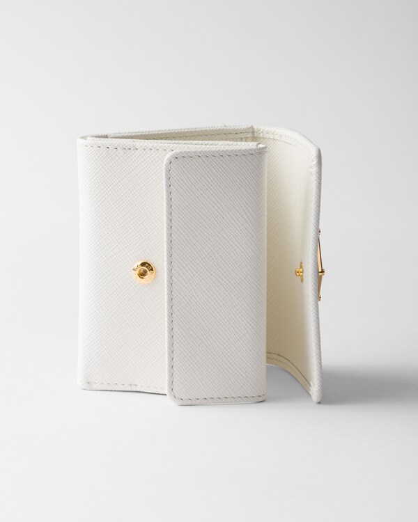 Petit portefeuille en cuir Saffiano Petit portefeuille en cuir Saffiano