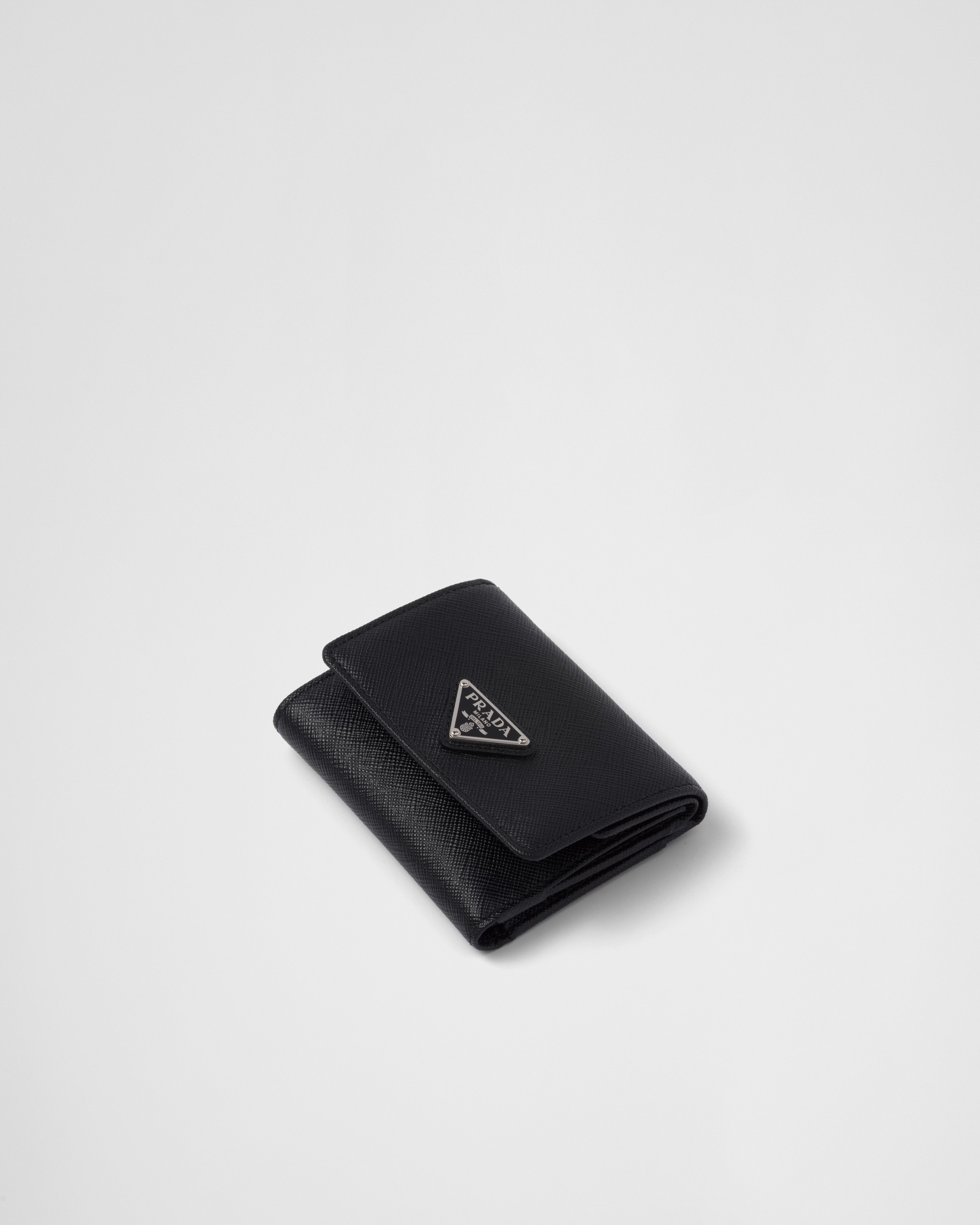 Shop PRADA 2022-23FW PRADA Saffiano Leather Card Holder by